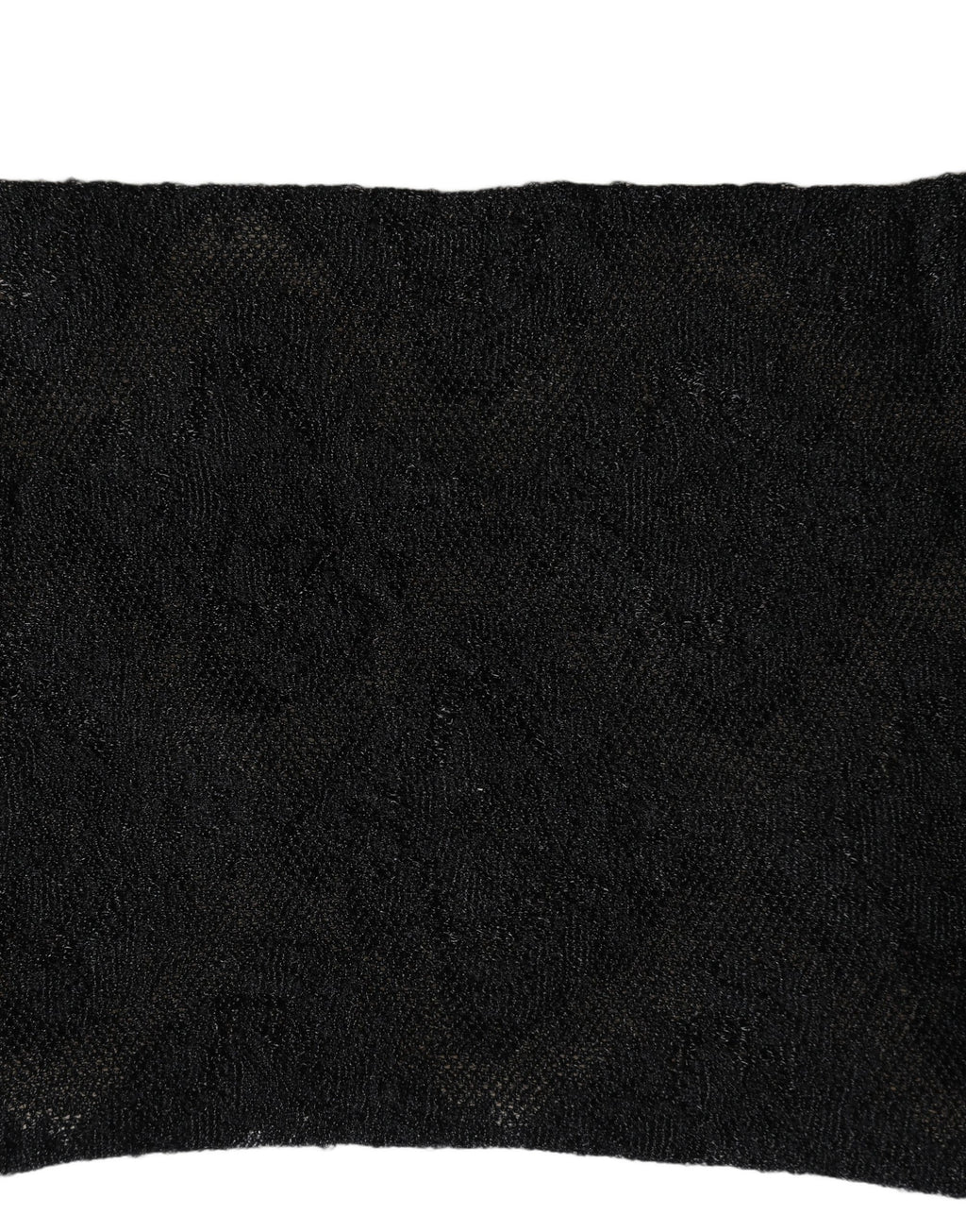Black Floral Nylon Stretch Mid Calf Socks