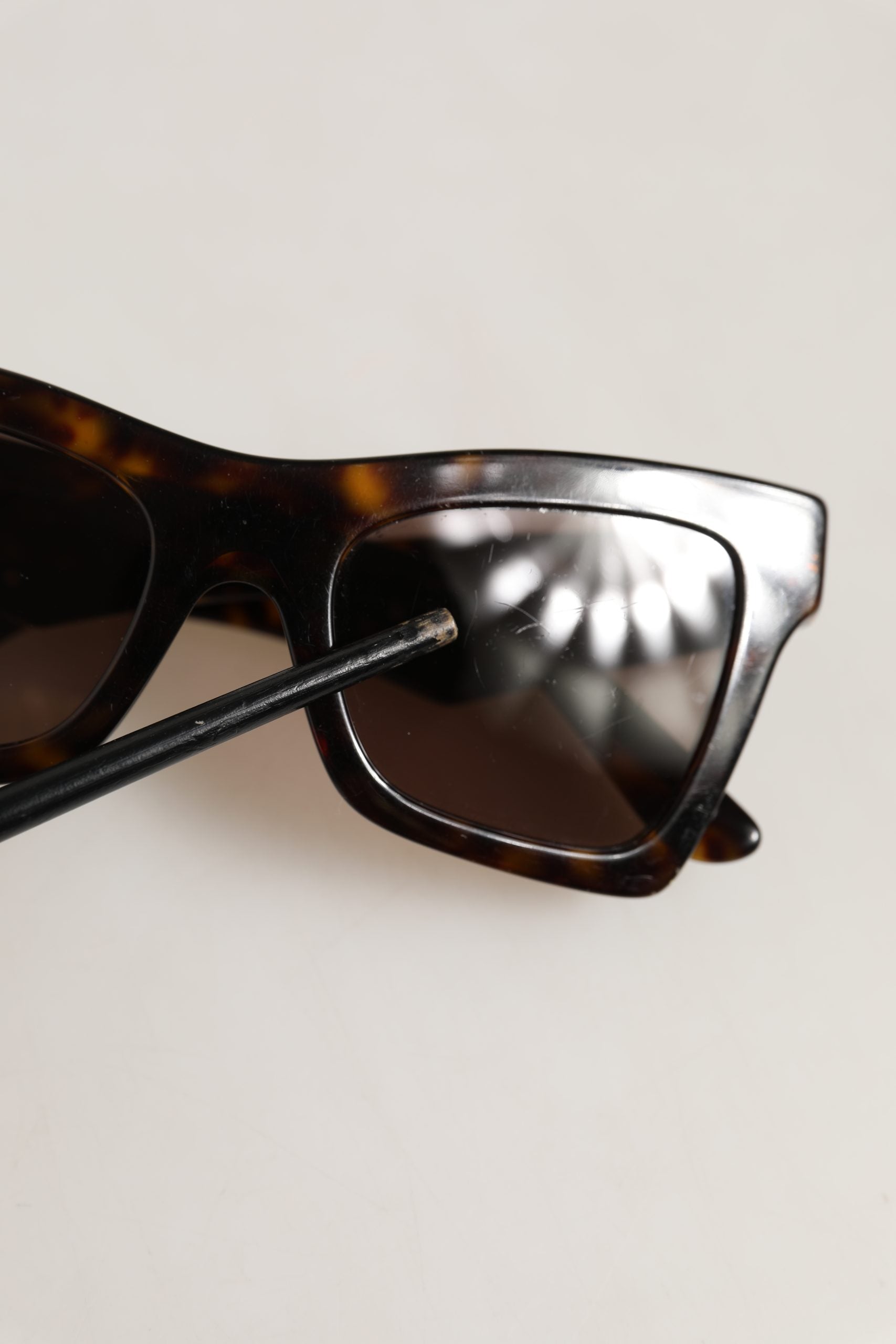 Brown DG4434 Accent Havana Acetate Frame Sunglasses