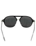 Black Acetate Frame DG4343F Bridge Detail Sunglasses