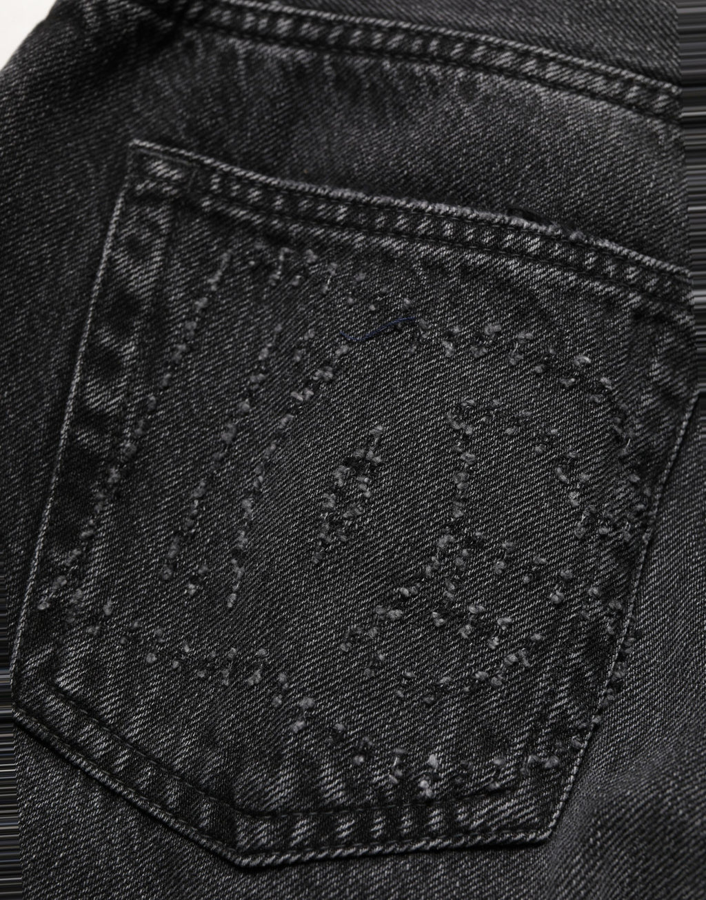 Dark Gray Cotton WideLeg Oversize Denim Jeans