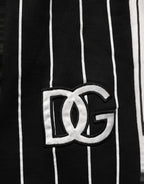Black Striped DG Patch Men Sweatpants Pants
