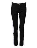 Black Cotton Stretch Skinny Denim Trouser Jeans