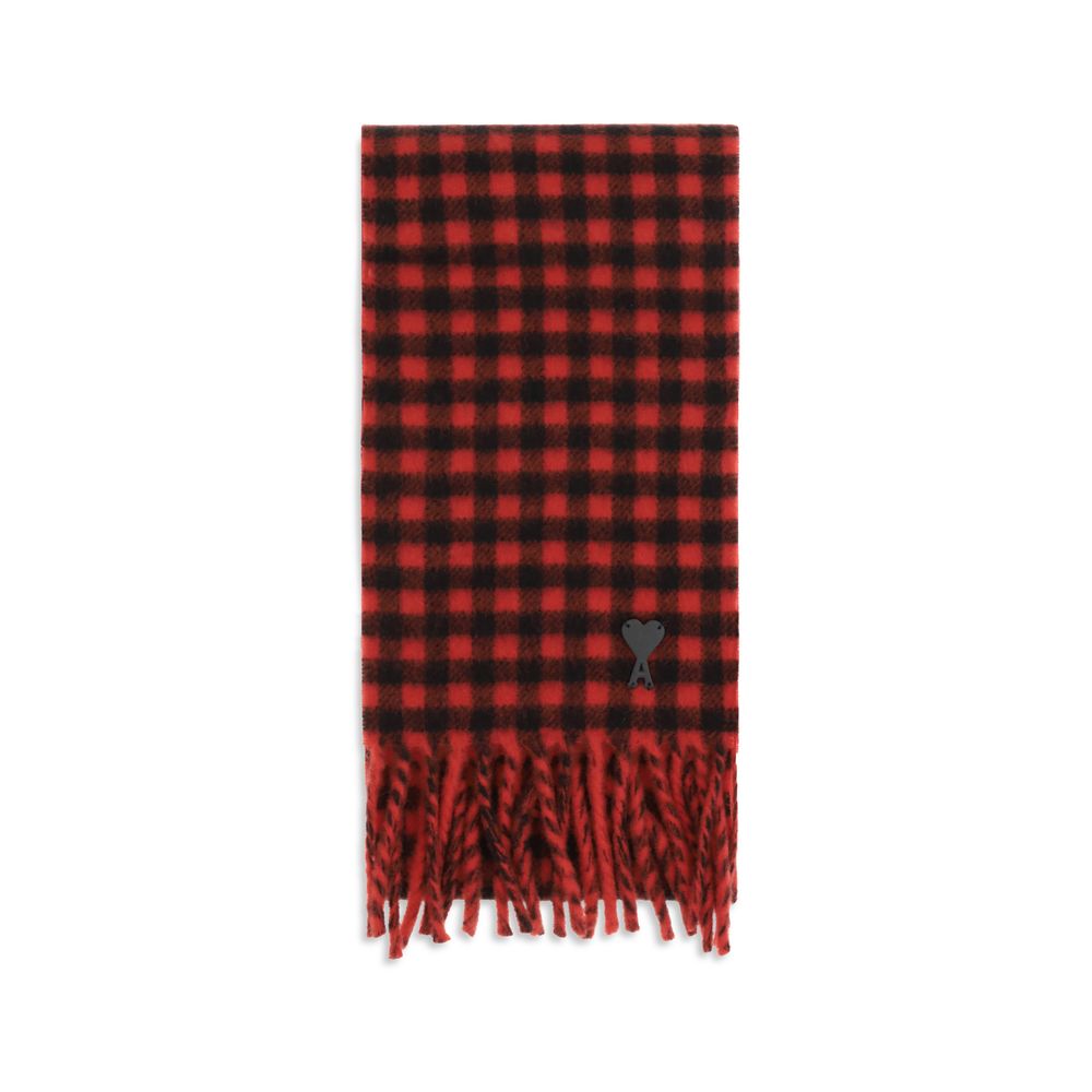 Red Wool Oves Aries Scarf