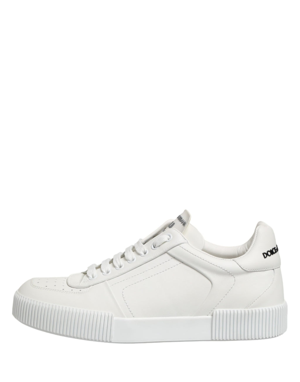 White Miami Leather Low Top Men Sneakers Shoes