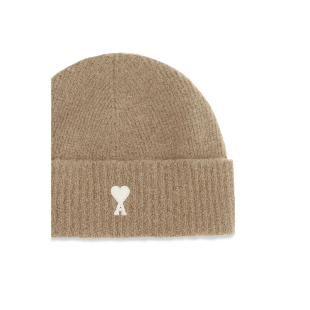 Beige Wool Oves Aries Beanie