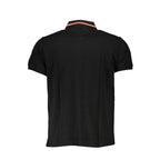 Black Cotton Men's Polo Shirt