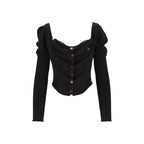 Black Silk Cardigan