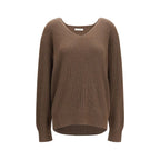 Brown Cotton Sweatshirt