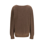 Brown Cotton Sweatshirt