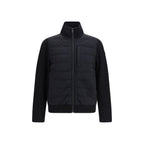 Black Viscose Full-Length Jacket