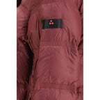 Purple Polyester Full-Length Jacket