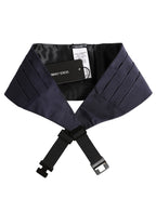 Dark Blue 100% Silk Belt Waist Cummerbund