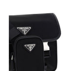 Black Polyamide Shoulder Bag
