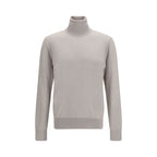 Beige Cashmere Turtleneck