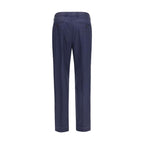 Blue Wool Oves Aries Dress Pants