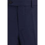 Blue Wool Oves Aries Dress Pants
