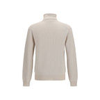 Beige Cashmere Turtleneck