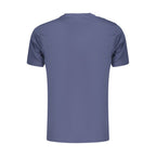 Blue Cotton Men's T-Shirt
