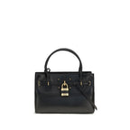 Black Buffalo Leather Shoulder Bag
