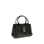 Black Buffalo Leather Shoulder Bag