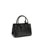 Black Buffalo Leather Shoulder Bag