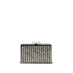 Silver Glass Clutch Bag