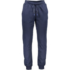 Blue Cotton Men's Trousers