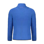 Blu Polyester Men Sweatshirt