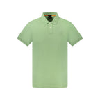 Green Cotton Men's Polo