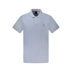 Light Blue Cotton Men's Polo