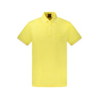 Yellow Cotton Men's Polo