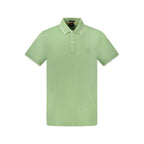 Green Cotton Men's Polo