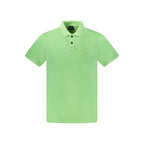 Green Cotton Men's Polo