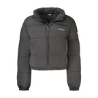 Black Polyester Women Jacket