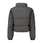 Black Polyester Women Jacket