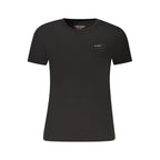 Black Cotton Women's T-Shirt