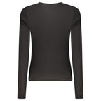 Black Cotton Women's T-Shirt