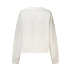Bianco Cotton Women Sweatshirt