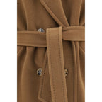 Brown Wool Oves Aries Coat