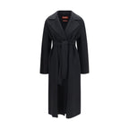 Black Wool Oves Aries Coat