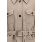 Beige Cashmere Coat