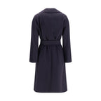 Blue Wool Oves Aries Coat