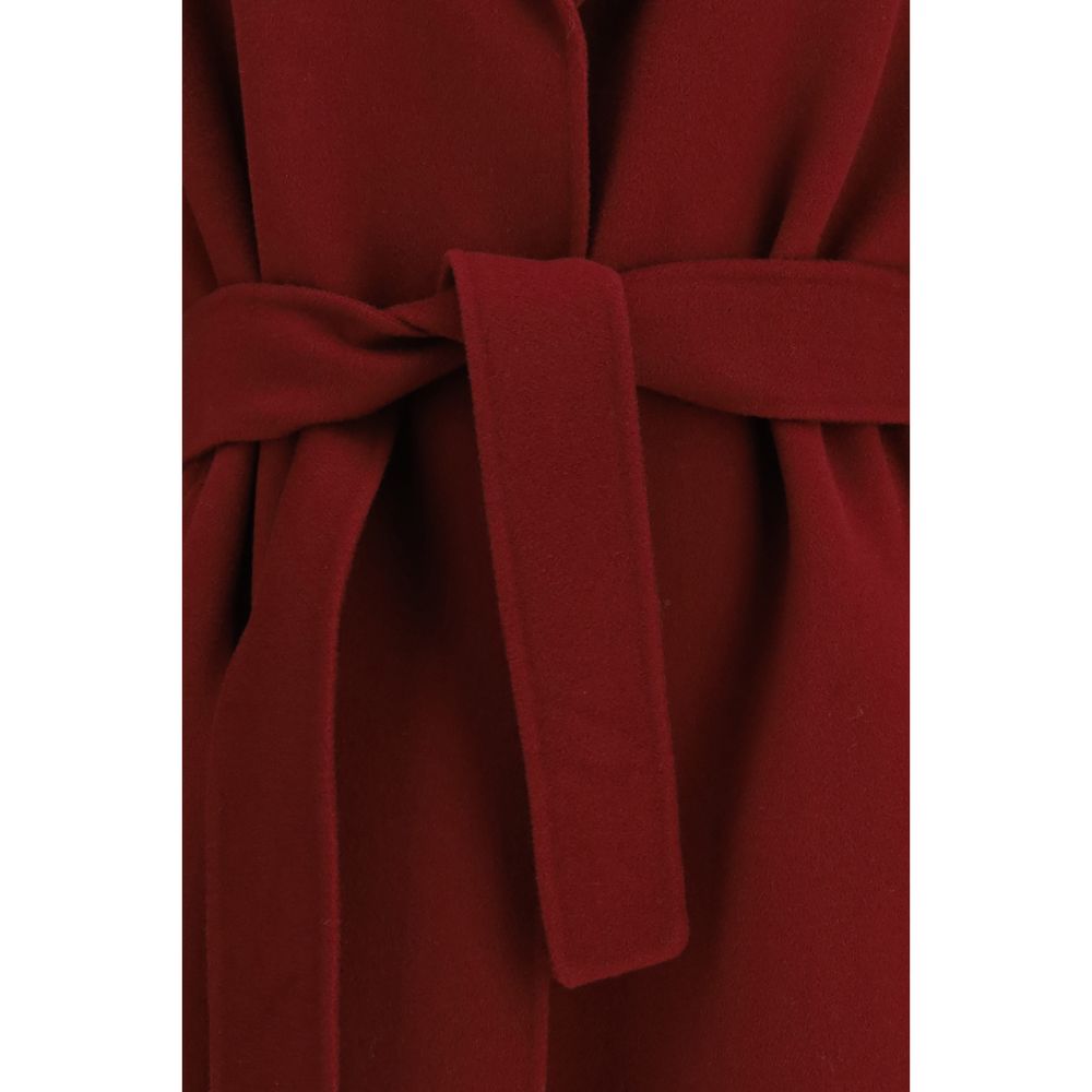 Bordeaux Wool Oves Aries Coat