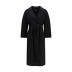 Black Wool Oves Aries Coat