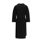 Black Wool Oves Aries Coat