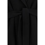 Black Wool Oves Aries Coat