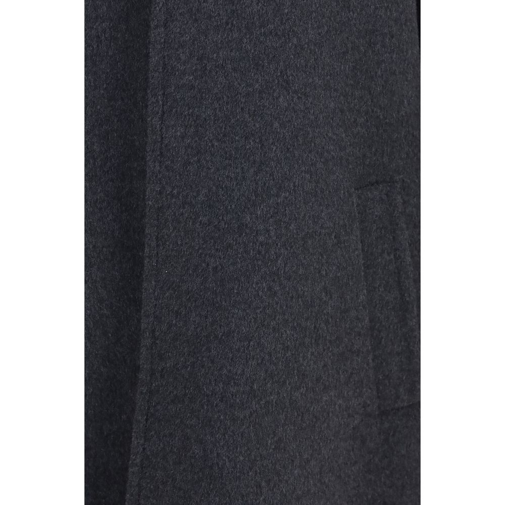 Gray Wool Oves Aries Coat