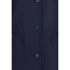 Blue Wool Oves Aries Coat