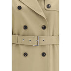 Beige Cotton Coat