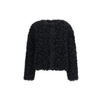 Black Polyester Coat